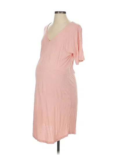 Pre-owned H&m Casual Dress In Pink