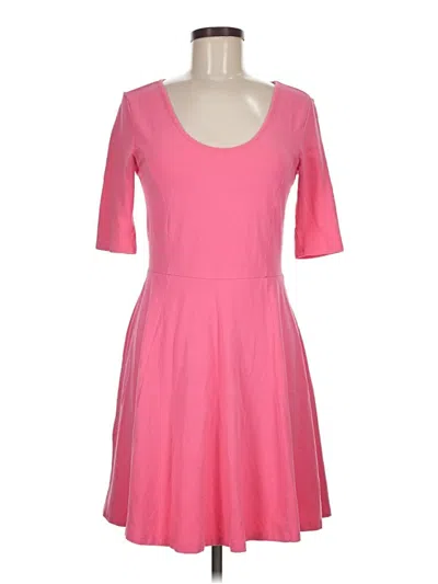 Pre-owned H&m Casual Dress In Pink