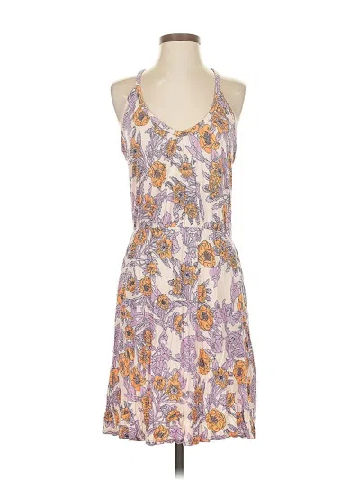 Pre-owned H&m Casual Dress In Purple