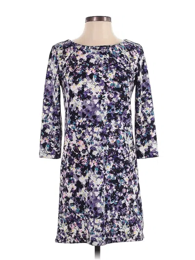 Pre-owned H&m Casual Dress In Purple
