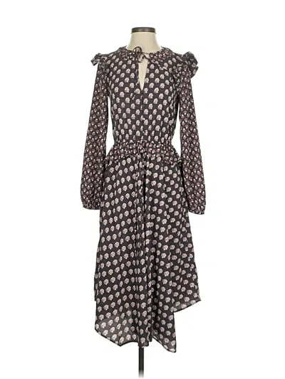 Pre-owned H&m Casual Dress In Purple