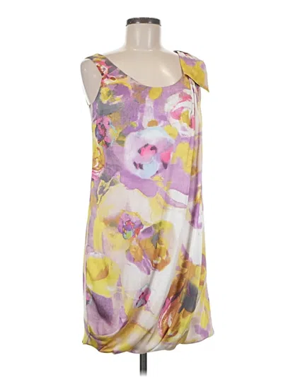 Pre-owned H&m Casual Dress In Purple