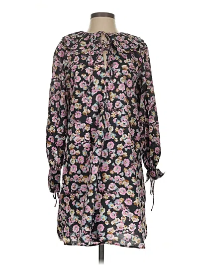 Pre-owned H&m Casual Dress In Purple
