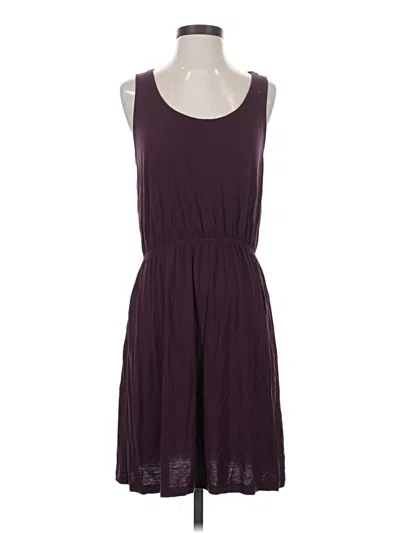 Pre-owned H&m Casual Dress In Purple