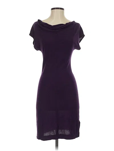 Pre-owned H&m Casual Dress In Purple