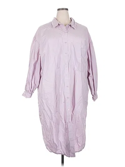 Pre-owned H&m Casual Dress In Purple