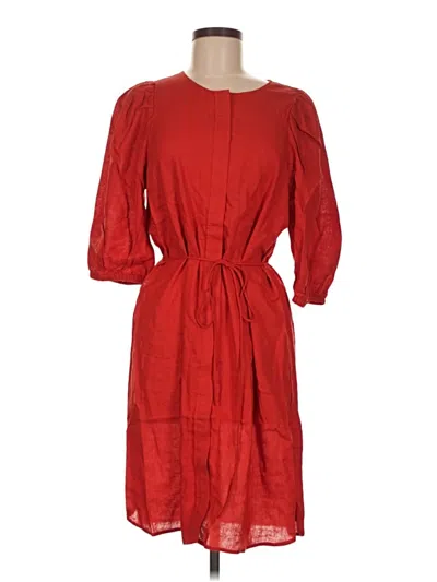 Pre-owned H&m Casual Dress In Red