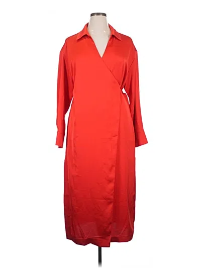 H&m Casual Dress In Red