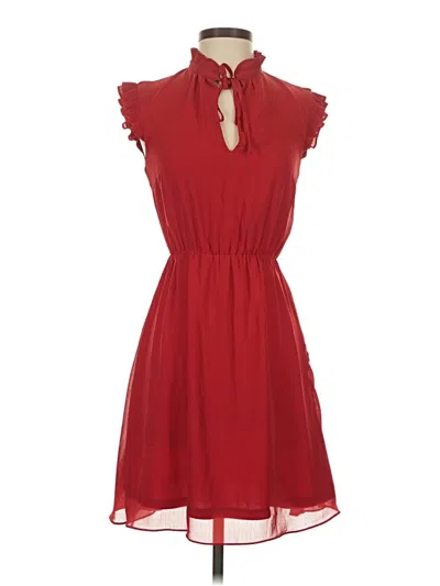 Pre-owned H&m Casual Dress In Red