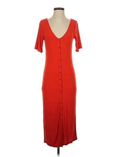Pre-owned H&m Casual Dress In Red