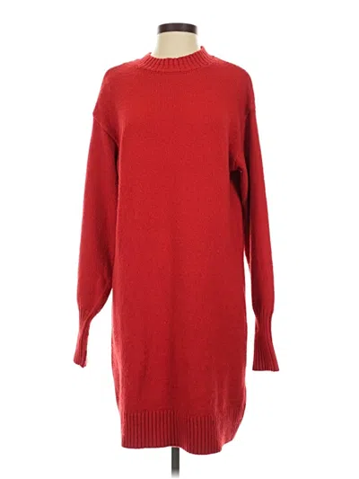 Pre-owned H&m Casual Dress In Red