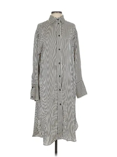 Pre-owned H&m Casual Dress In Silver