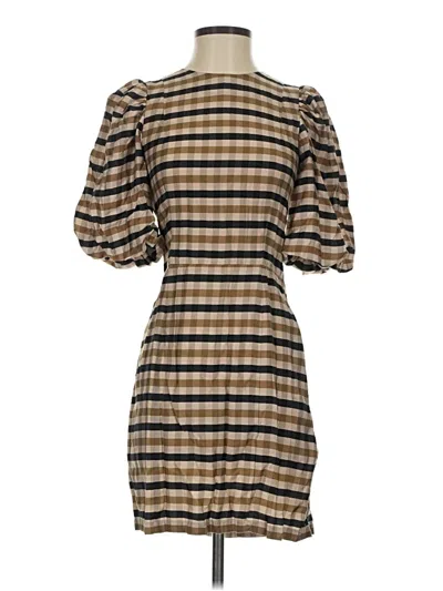 Pre-owned H&m Casual Dress In Tan