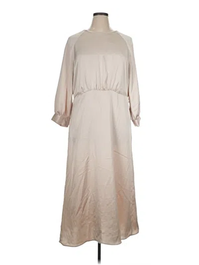Pre-owned H&m Casual Dress In Tan