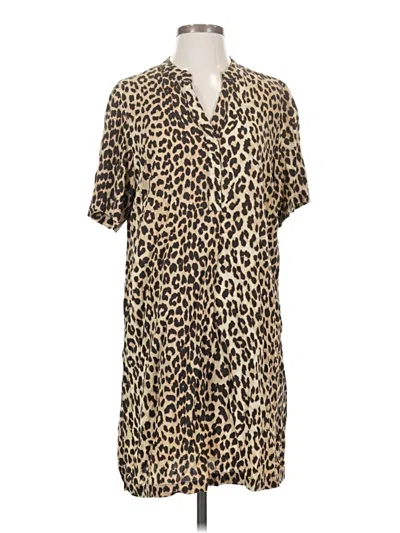 Pre-owned H&m Casual Dress In Tan
