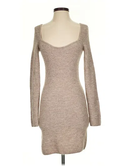 Pre-owned H&m Casual Dress In Tan