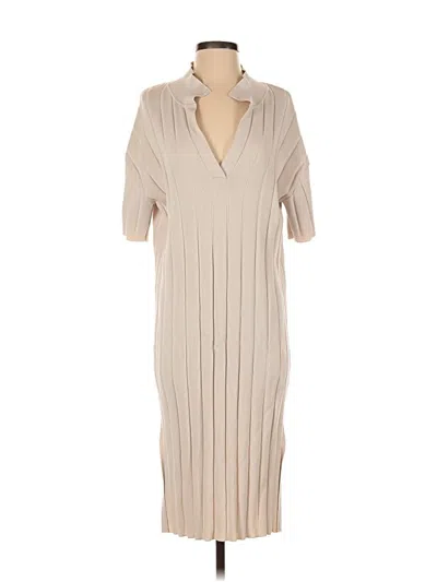 Pre-owned H&m Casual Dress In Tan