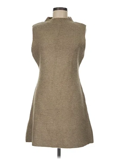 Pre-owned H&m Casual Dress In Tan