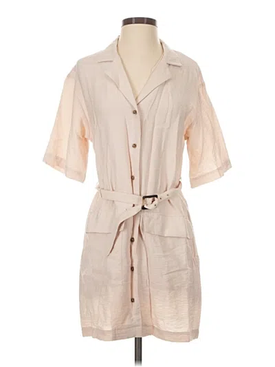 Pre-owned H&m Casual Dress In Tan