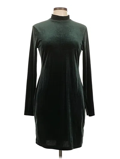 Pre-owned H&m Casual Dress In Teal