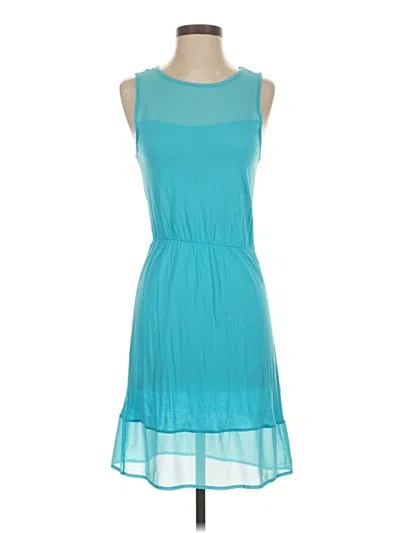 Pre-owned H&m Casual Dress In Teal