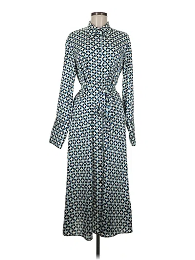 Pre-owned H&m Casual Dress In Teal
