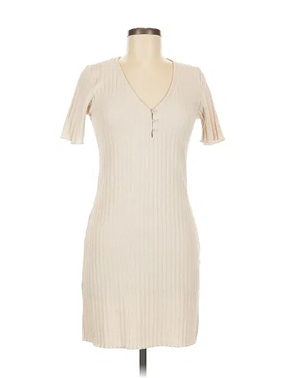 Pre-owned H&m Casual Dress In White