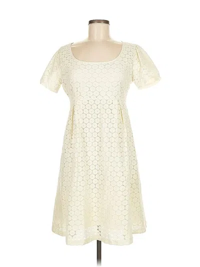 Pre-owned H&m Casual Dress In White