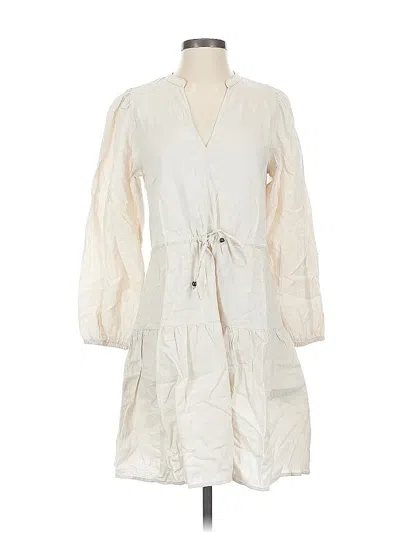 Pre-owned H&m Casual Dress In White