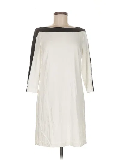 Pre-owned H&m Casual Dress In White
