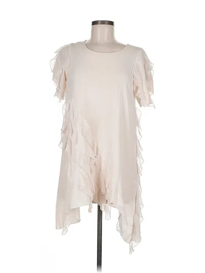 Pre-owned H&m Casual Dress In White