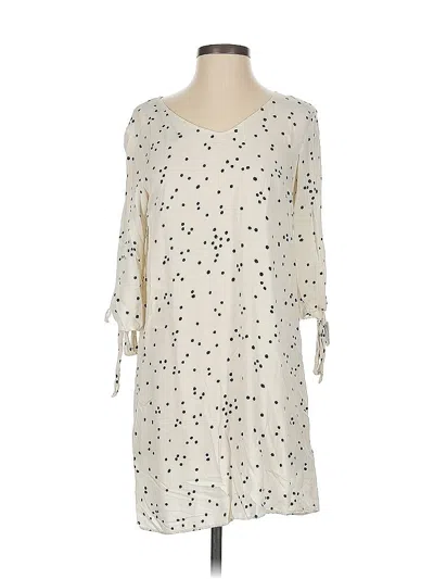 Pre-owned H&m Casual Dress In White