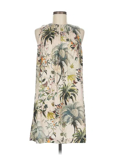 Pre-owned H&m Casual Dress In White