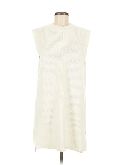 Pre-owned H&m Casual Dress In White
