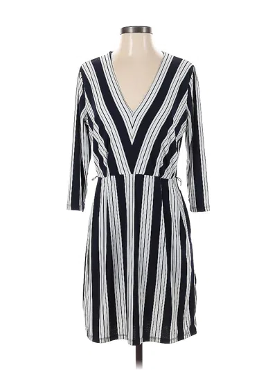 Pre-owned H&m Casual Dress In White