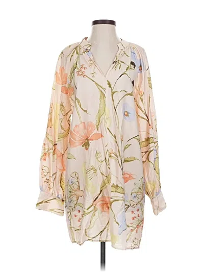 Pre-owned H&m Casual Dress In White