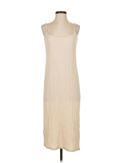 Pre-owned H&m Casual Dress In White