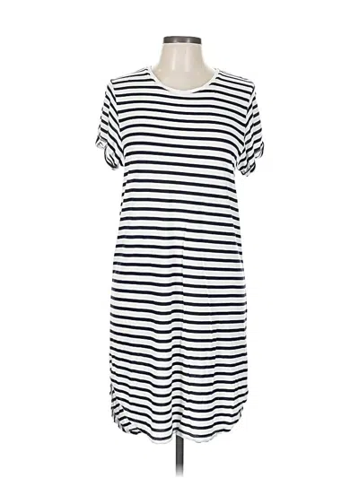 Pre-owned H&m Casual Dress In White