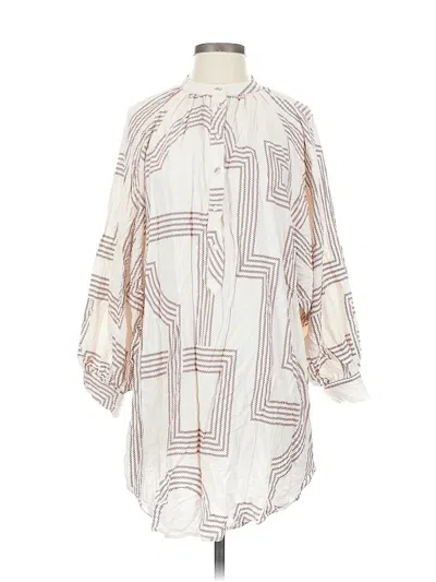 Pre-owned H&m Casual Dress In White