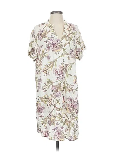 Pre-owned H&m Casual Dress In White