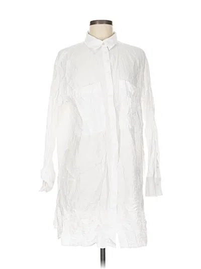 Pre-owned H&m Casual Dress In White