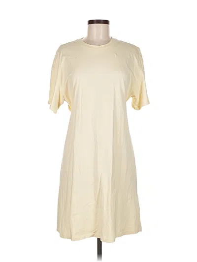 Pre-owned H&m Casual Dress In White