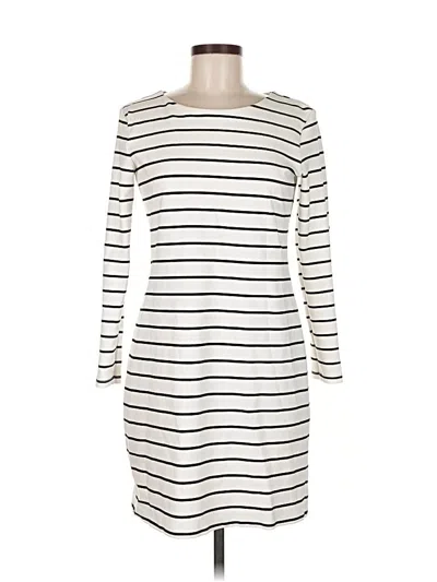 Pre-owned H&m Casual Dress In White