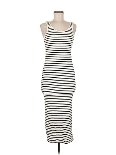 Pre-owned H&m Casual Dress In White