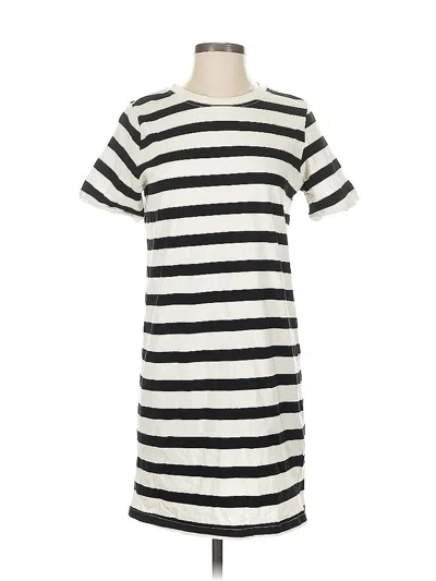 Pre-owned H&m Casual Dress In White