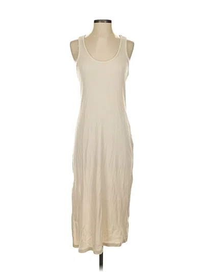Pre-owned H&m Casual Dress In White