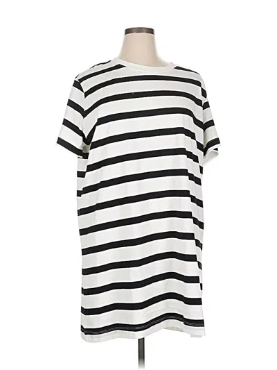 Pre-owned H&m Casual Dress In White