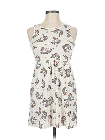 Pre-owned H&m Casual Dress In White