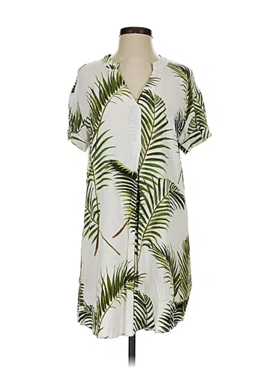 Pre-owned H&m Casual Dress In White