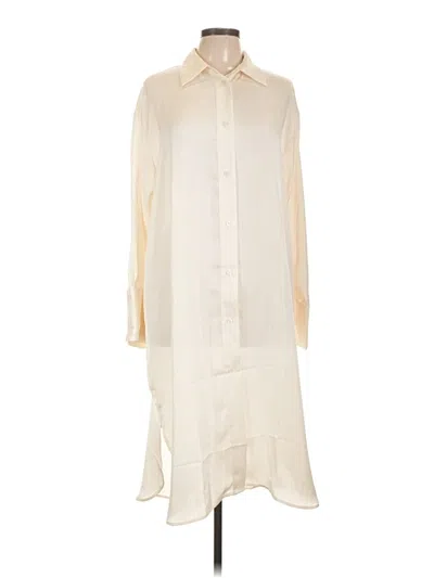 Pre-owned H&m Casual Dress In White